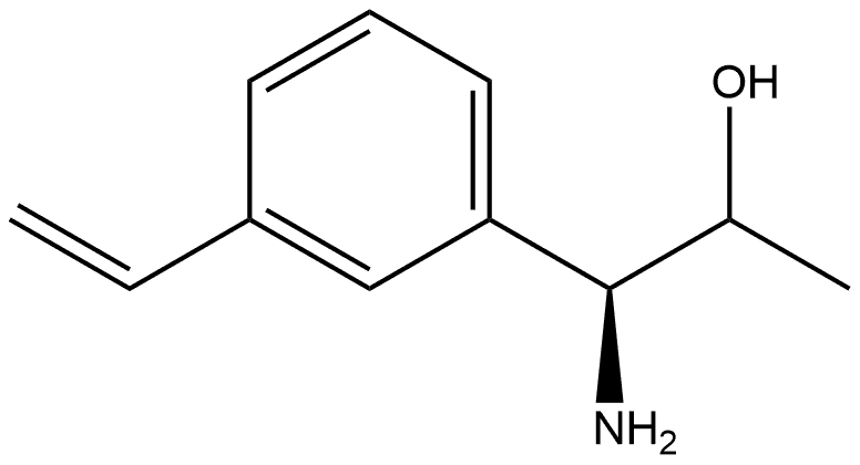 (1S)-1-amino-1-(3-vinylphenyl)propan-2-ol 结构式