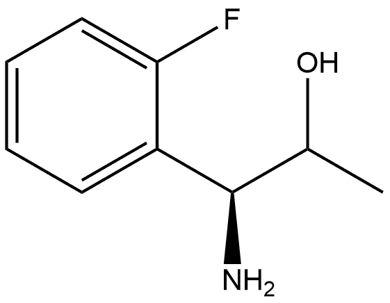 (1S)-1-amino-1-(2-fluorophenyl)propan-2-ol,1336826-77-7,结构式