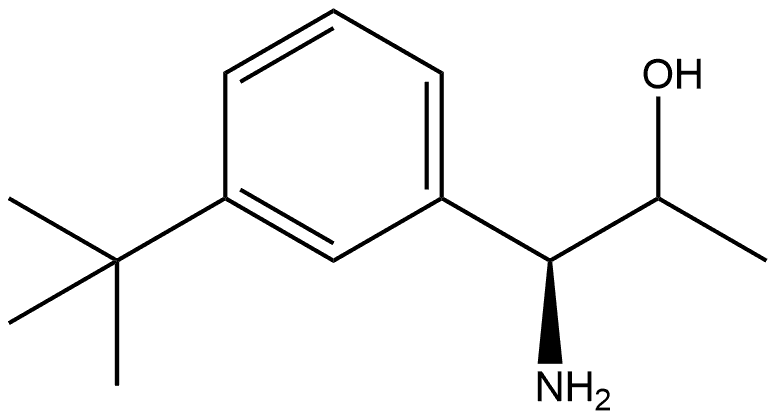 (1S)-1-amino-1-(3-(tert-butyl)phenyl)propan-2-ol Structure