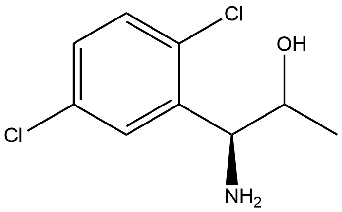 (1S)-1-amino-1-(2,5-dichlorophenyl)propan-2-ol,1336841-43-0,结构式