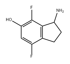 3-amino-4,7-difluoro-2,3-dihydro-1H-inden-5-ol,1337122-49-2,结构式