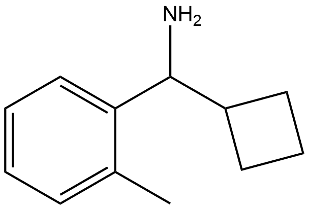 1-cyclobutyl-1-(2-methylphenyl)methanamine,1337165-71-5,结构式