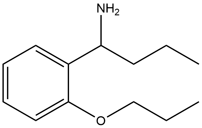 1-(2-PROPOXYPHENYL)BUTAN-1-AMINE,1337604-46-2,结构式