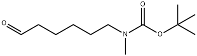 Carbamic acid, N-methyl-N-(6-oxohexyl)-, 1,1-dimethylethyl ester 结构式