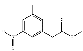 2-(3-氟-5-硝基苯基)乙酸甲酯, 1338367-29-5, 结构式