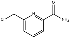 2-Pyridinecarboxamide, 6-(chloromethyl)- Structure