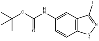Carbamic acid, N-(3-iodo-1H-indazol-5-yl)-, 1,1-dimethylethyl ester