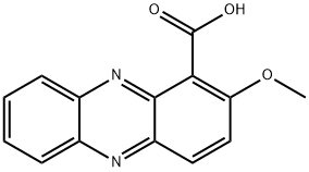 1-Phenazinecarboxylic acid, 2-methoxy- Struktur