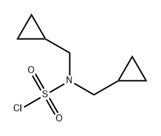 双(环丙基甲基)氨磺酰氯 结构式