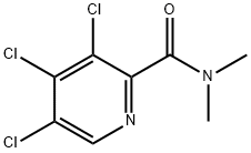 3,4,5-Trichloro-N,N-dimethyl-2-pyridinecarboxamide Structure