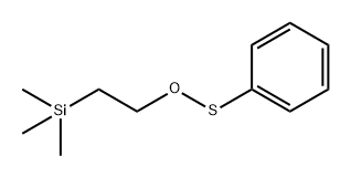 BenzeneSulfenic acid [2-(trimethylsilyl)ethyl] ester Structure