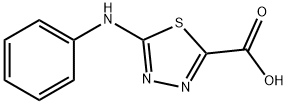 1,3,4-Thiadiazole-2-carboxylic acid, 5-(phenylamino)-