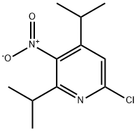 6-氯-2,4-二异丙基-3-硝基吡啶 结构式