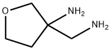 3-Furanmethanamine, 3-aminotetrahydro- Struktur
