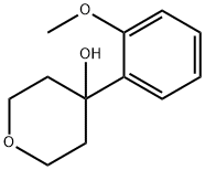 2H-?Pyran-?4-?ol, tetrahydro-?4-?(2-?methoxyphenyl)?- Struktur