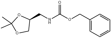 Carbamic acid, N-[[(4S)-2,2-dimethyl-1,3-dioxolan-4-yl]methyl]-, phenylmethyl ester