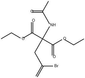 Propanedioic acid, 2-(acetylamino)-2-(2-bromo-2-propen-1-yl)-, 1,3-diethyl ester