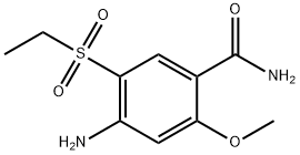 Benzamide, 4-amino-5-(ethylsulfonyl)-2-methoxy- Struktur