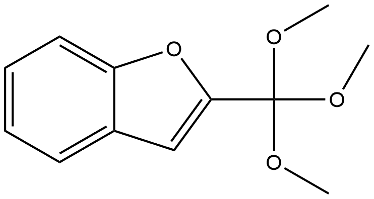 2-(Trimethoxymethyl)benzofuran Structure