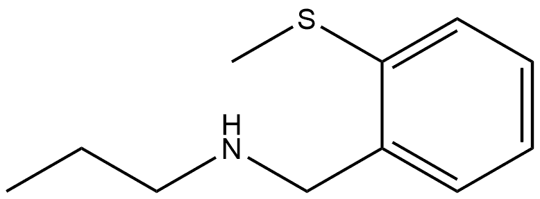 N-(2-(methylthio)benzyl)propan-1-amine Structure