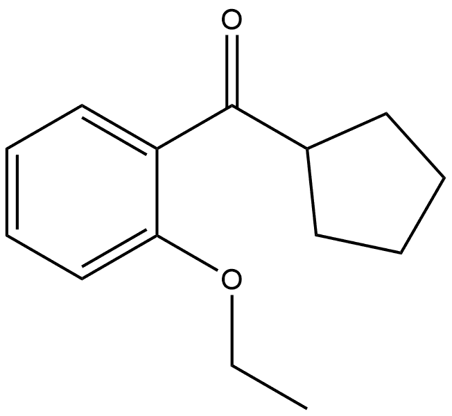 Cyclopentyl(2-ethoxyphenyl)methanone 结构式