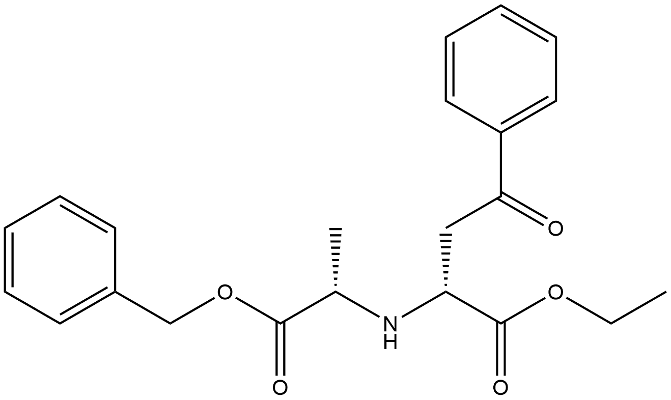 Benzenebutanoic acid, α-[[(1S)-1-methyl-2-oxo-2-(phenylmethoxy)ethyl]amino]-γ-oxo-, ethyl ester, (αR)-