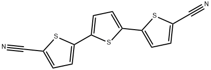5,5''-Dicyano-2,2':5',2''-terthiophene Struktur