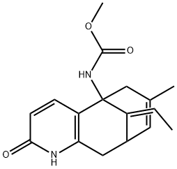 Carbamic acid, [(11E)-11-ethylidene-2,6,9,10-tetrahydro-7-methyl-2-oxo-5,9-methanocycloocta[b]pyridin-5(1H)-yl]-, methyl ester (9CI)
