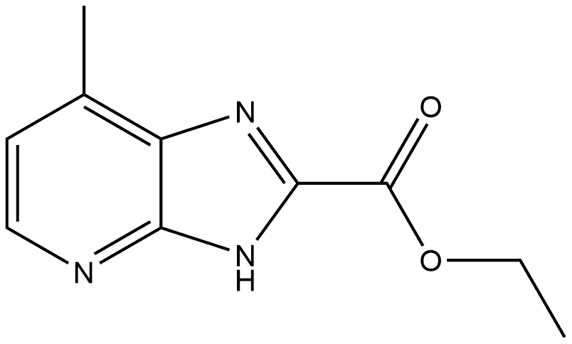 Ethyl 7-Methyl-1H-imidazo[4,5-b]pyridine-2-carboxylate Struktur