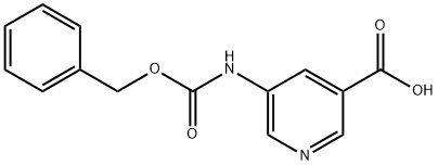 5-(((苄氧基)羰基)氨基)烟酸, 1343370-18-2, 结构式