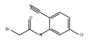 Acetamide, 2-bromo-N-(5-chloro-2-cyanophenyl)-,1343708-60-0,结构式