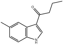 1-(5-methyl-1H-indol-3-yl)butan-1-one Structure