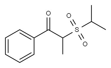 1-Propanone, 2-[(1-methylethyl)sulfonyl]-1-phenyl- Structure
