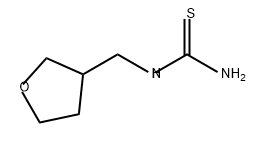 Thiourea, N-[(tetrahydro-3-furanyl)methyl]- Struktur