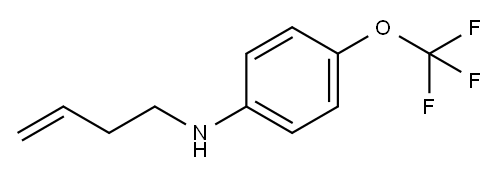 Benzenamine, N-3-buten-1-yl-4-(trifluoromethoxy)- 结构式