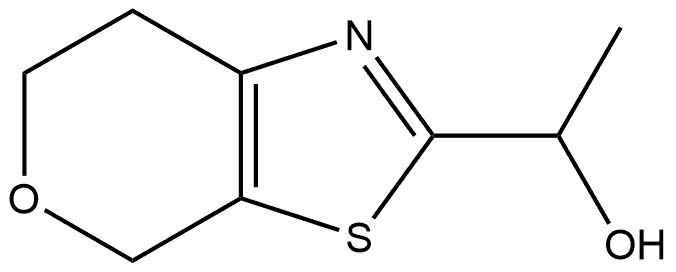 1-(4H,6H,7H-吡喃并[4,3-D][1,3]噻唑-2-基)乙-1-醇, 1344367-35-6, 结构式