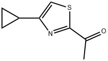 1-(4-Cyclopropyl-2-thiazolyl)ethanone Struktur