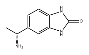 (R)-5-(1-氨基乙基)-苯并咪唑-2(3H)-酮, 1344919-21-6, 结构式