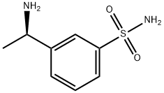 Benzenesulfonamide, 3-[(1R)-1-aminoethyl]- Structure