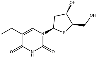 Uridine, 2'-deoxy-5-ethyl-4'-thio- (9CI) Structure
