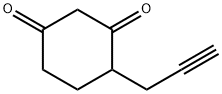 4-(prop-2-yn-1-yl)cyclohexane-1,3-dione 结构式