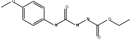 Hydrazinecarboxylic acid, 2-[[(4-methoxyphenyl)amino]carbonyl]-, ethyl ester