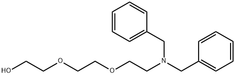 Ethanol, 2-[2-[2-[bis(phenylmethyl)amino]ethoxy]ethoxy]- Structure