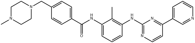 Benzamide, 4-?[(4-?methyl-?1-?piperazinyl)?methyl]?-?N-?[2-?methyl-?3-?[[4-?(3-?pyridinyl)?-?2-?pyrimidinyl]?amino]?phenyl]?- Structure