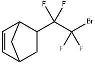 Bicyclo[2.2.1]hept-2-ene, 5-(2-bromo-1,1,2,2-tetrafluoroethyl)- Structure