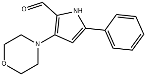 1H-Pyrrole-2-carboxaldehyde, 3-(4-morpholinyl)-5-phenyl- Structure