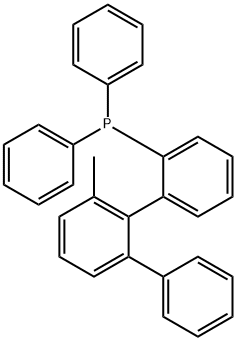 (S)-(6'-methyl-[1,1':2',1''-terphenyl]-2-yl)diphenylphosphane 结构式
