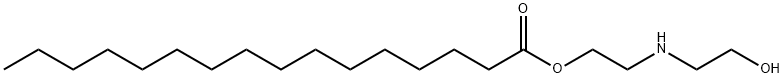Palmitic acid 2-[(2-hydroxyethyl)amino]ethyl ester Struktur