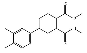1,2-Cyclohexanedicarboxylic acid, 4-(3,4-dimethylphenyl)-, 1,2-dimethyl ester