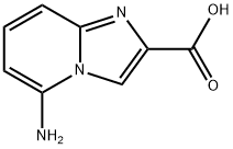 Imidazo[1,2-a]pyridine-2-carboxylic acid, 5-amino- Structure